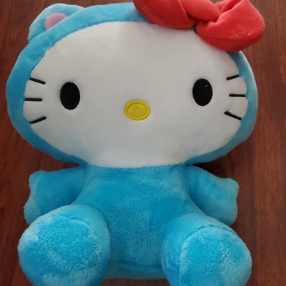 Hello Kitty Blue Costume 10" plush doll